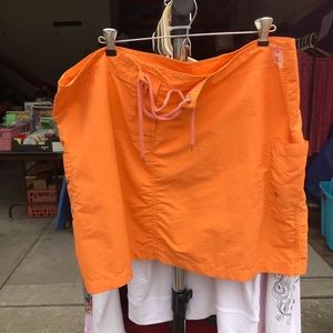 Orange Harley Davidson Skirt